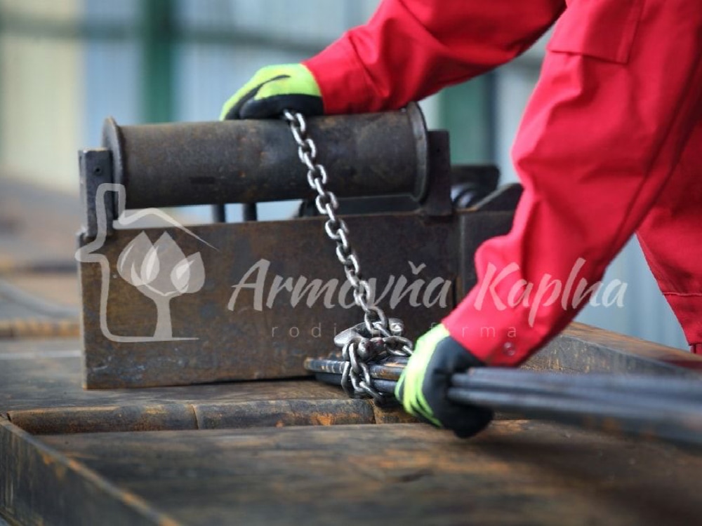 Armovňa Trnava - Strihanie a ohýbanie betonárskej ocele podľa požiadaviek zákazníka