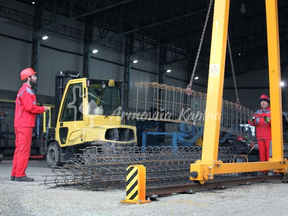 Armovňa Trnava - Výroba armokošov - Viazanie armokošov do základových pásov, prekladov, vencov, pätieka a stĺpov