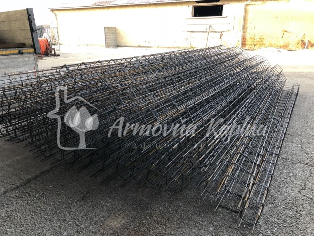 Armovňa Trnava - Výroba armokošov - Viazanie armokošov do základových pásov, prekladov, vencov, pätieka a stĺpov