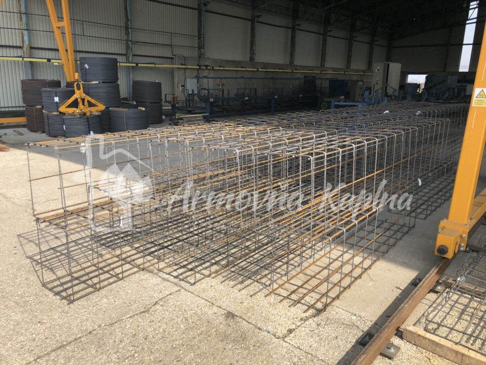 Armovňa Trnava - Výroba armokošov - Viazanie armokošov do základových pásov, prekladov, vencov, pätieka a stĺpov