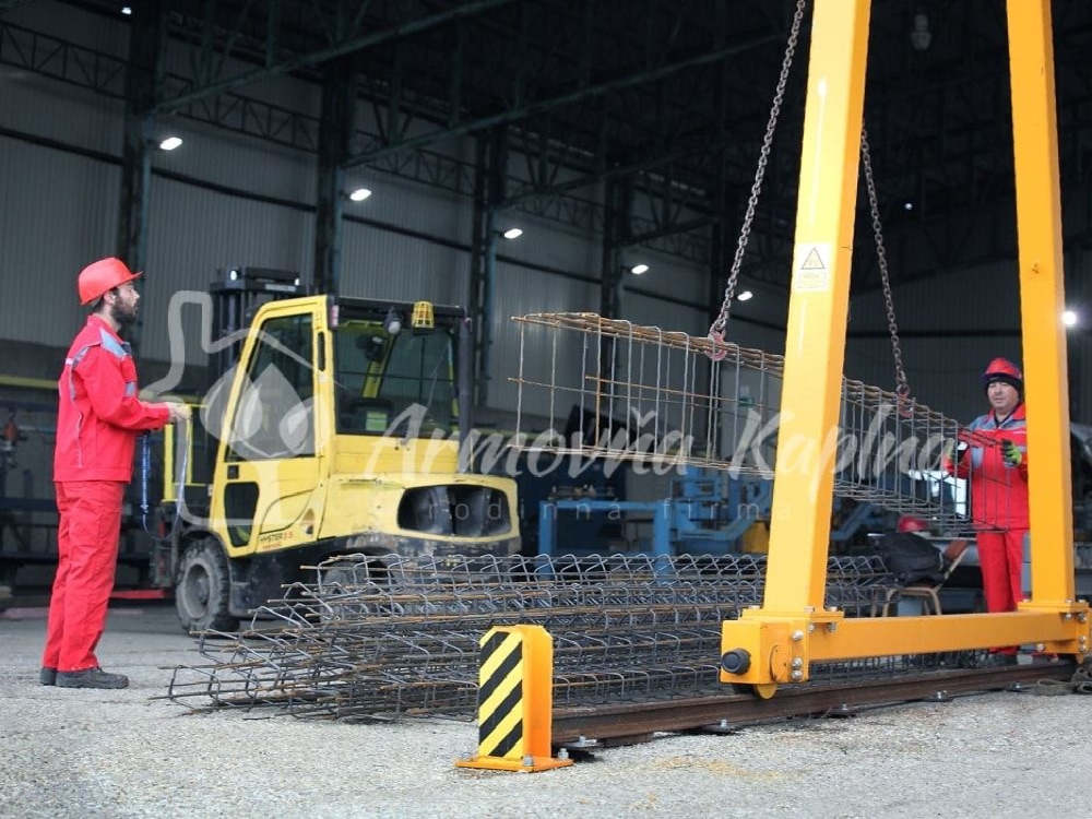 Armovňa Trnava - Výroba armokošov - Viazanie armokošov do základových pásov, prekladov, vencov, pätieka a stĺpov